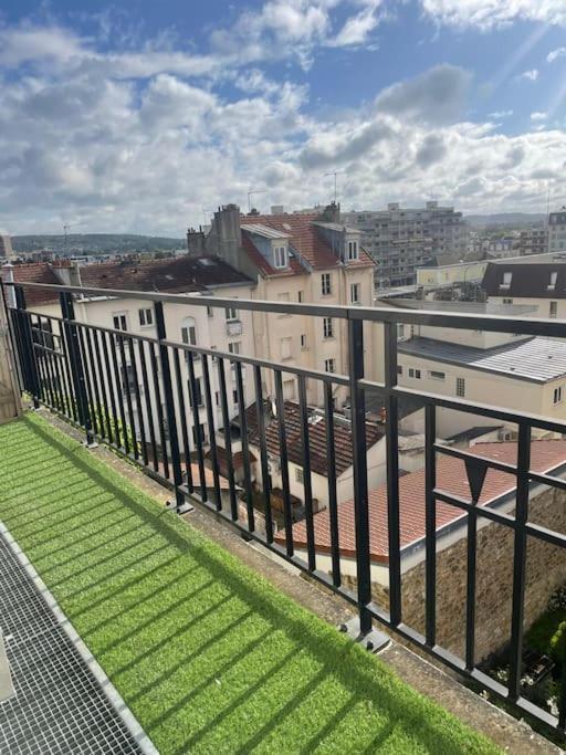 Appartement 3P Gare Terrasse Et Parking Prive Franconville  Esterno foto