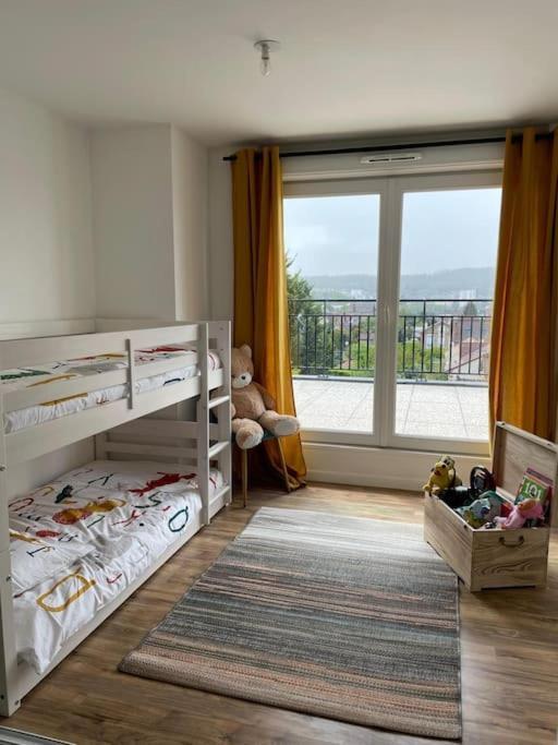 Appartement 3P Gare Terrasse Et Parking Prive Franconville  Esterno foto